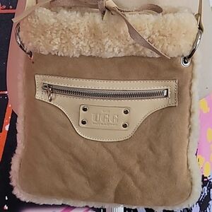 UGG Shearling Crossbody Bag.